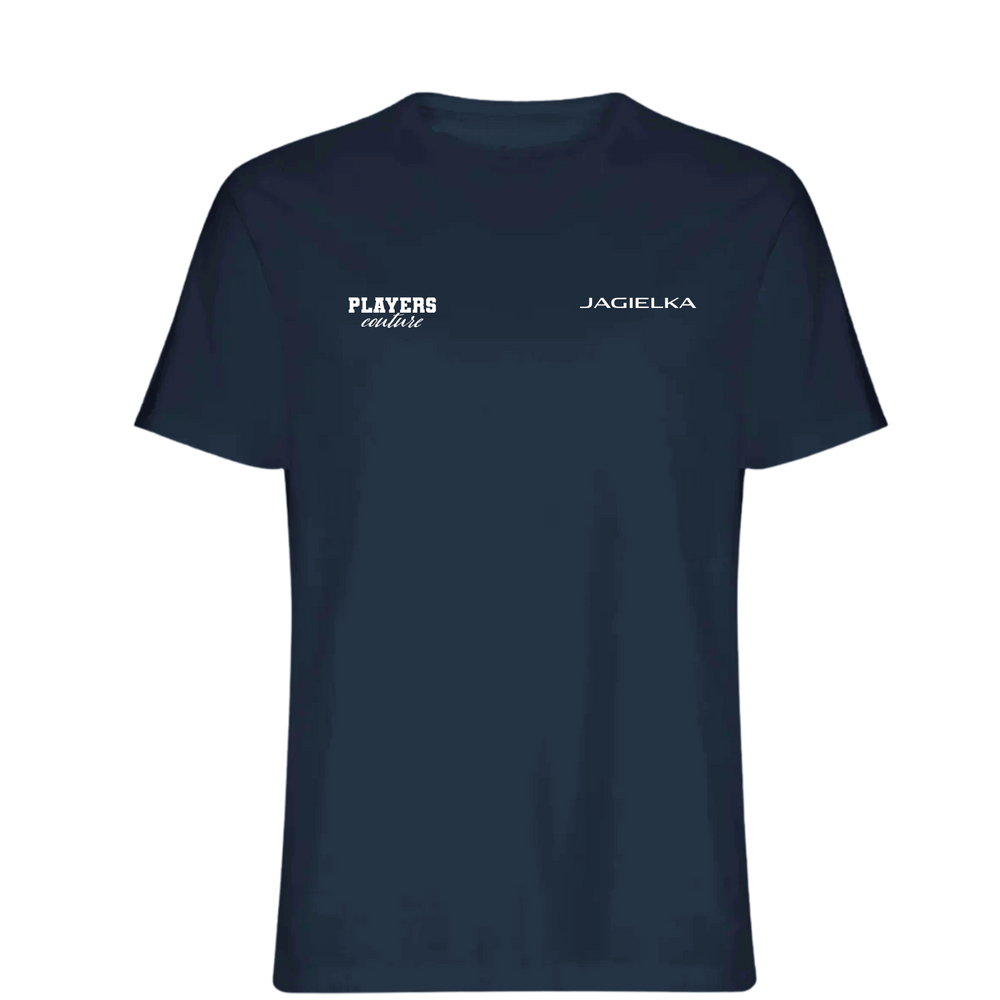 Phil Jagielka Logo Players Couture Mens T-Shirt Navy