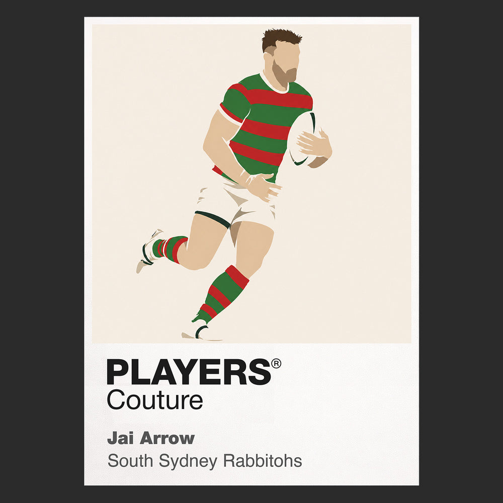Jai Arrow South Sydney Rabbitohs Rugby League Icon-T-Shirt für Herren