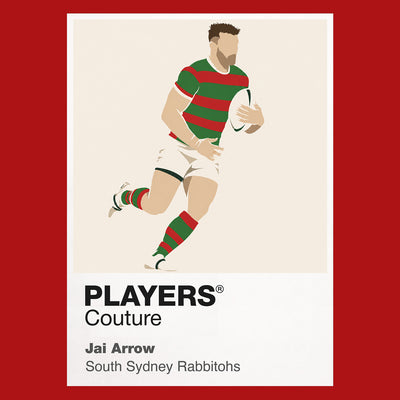 Jai Arrow South Sydney Rabbitohs Rugby League Icon Frame Men's Hoodie