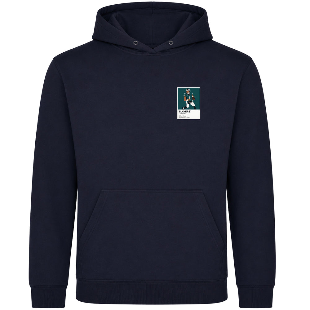 Jalen Hurts Eagles American Football Icon Frame Men's Hoodie