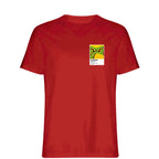 Jamaica t-shirt – red men's t-shirt featuring the Jamaica Players Couture logo