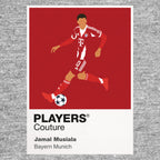 Jamal Musiala Bayern Munich Icon Frame — Gray