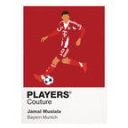 Jamal Musiala Bayern Munich Icon Frame — White
