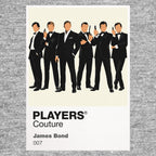 James Bond James Bond in dinner jacket within the gun-barrel circle Icon Frame artwork in grey