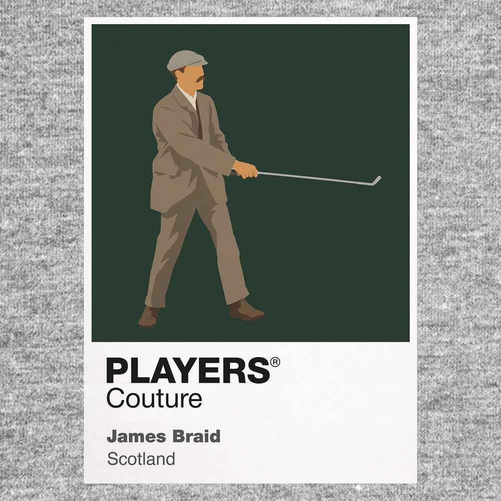 James Braid Golf Icon Frame Men's Polo Shirt