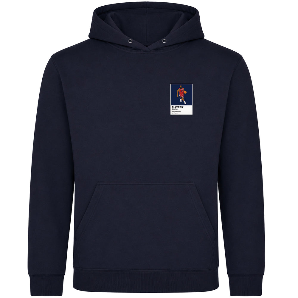 James Harden Clippers Basketball Icon Frame Men's Hoodie - Navy