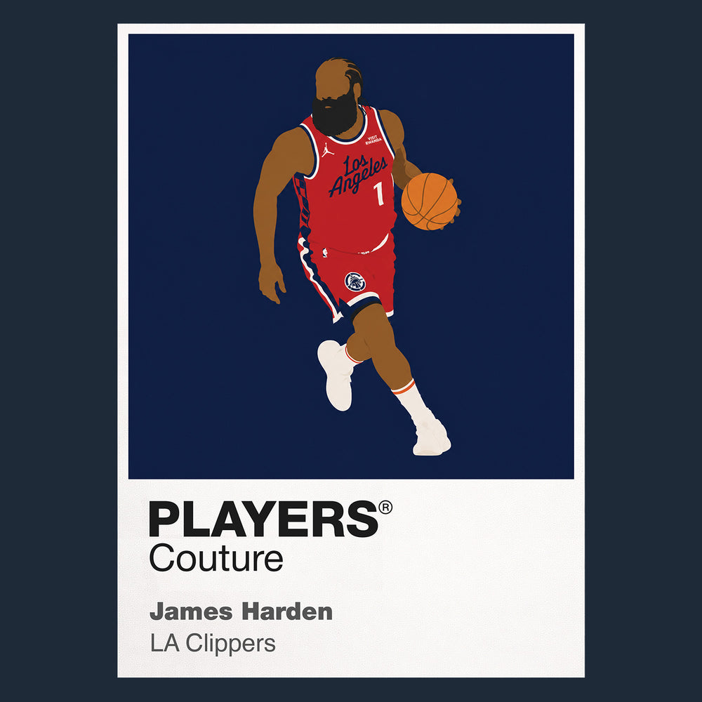 James Harden Clippers Basketball Icon Frame - Icon Design