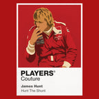 James Hunt 1 Formula 1 T-shirt – red view