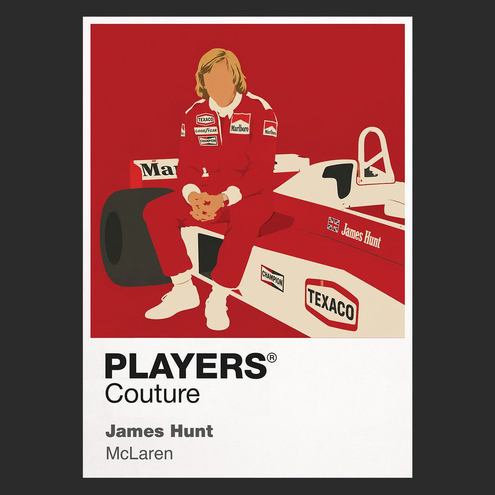 James Hunt McLaren Formula 1 T-shirt – black view