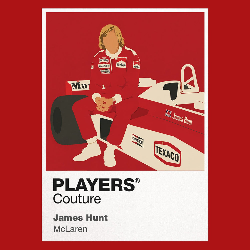 James Hunt McLaren Formula 1 T-shirt – red view