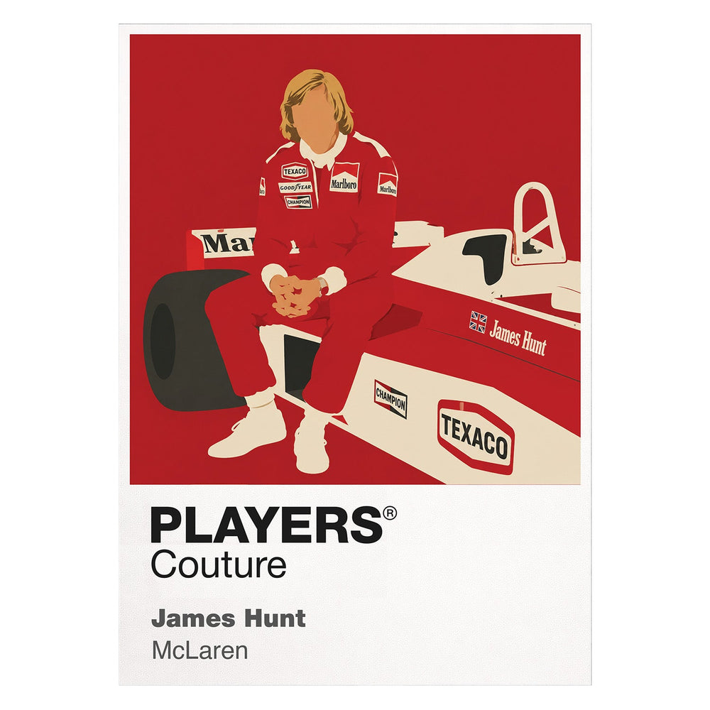James Hunt McLaren Formula 1 T-shirt – white view