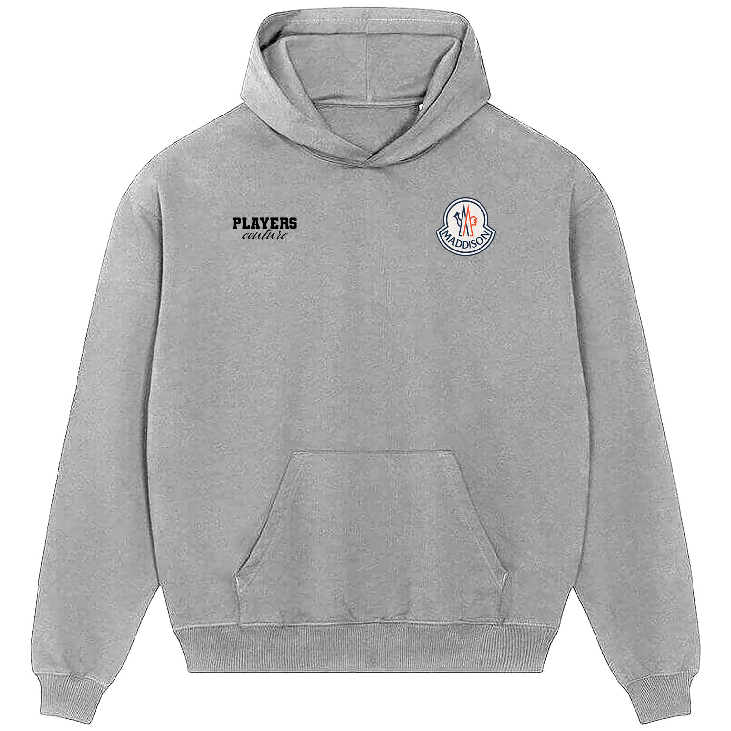 James Maddison Logo Players Couture Men's Casual Hoodie Gray