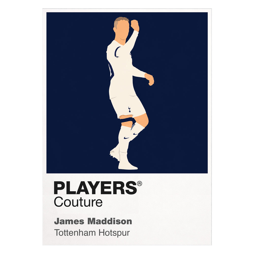James Maddison Tottenham Hotspur Icon Frame — White
