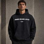 james-nelson-joyce name-print hoodie - black
