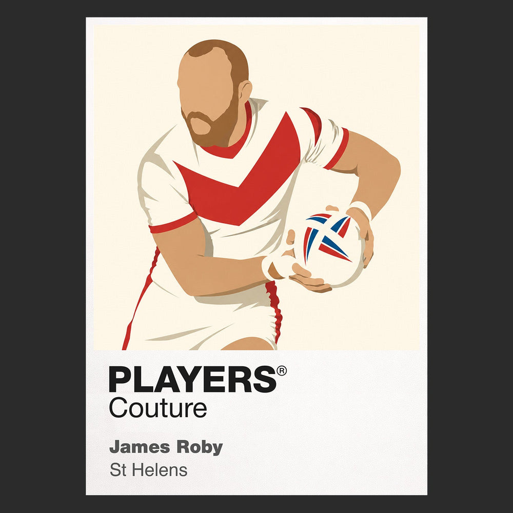 James Roby St Helens rugby league T-shirt black