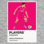James Rodríguez Real Madrid pink away Icon Frame artwork in grey
