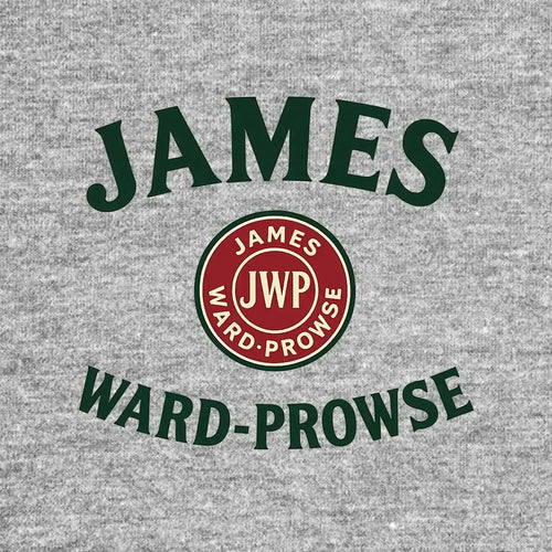 James Ward-Prowse Logo Men's T-Shirt – grey close-up detail shot of the James Ward-Prowse Players Couture logo design