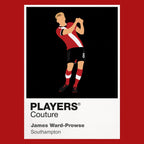 James Ward-Prowse Southampton Icon Frame Men's Hoodie — Red Artwork