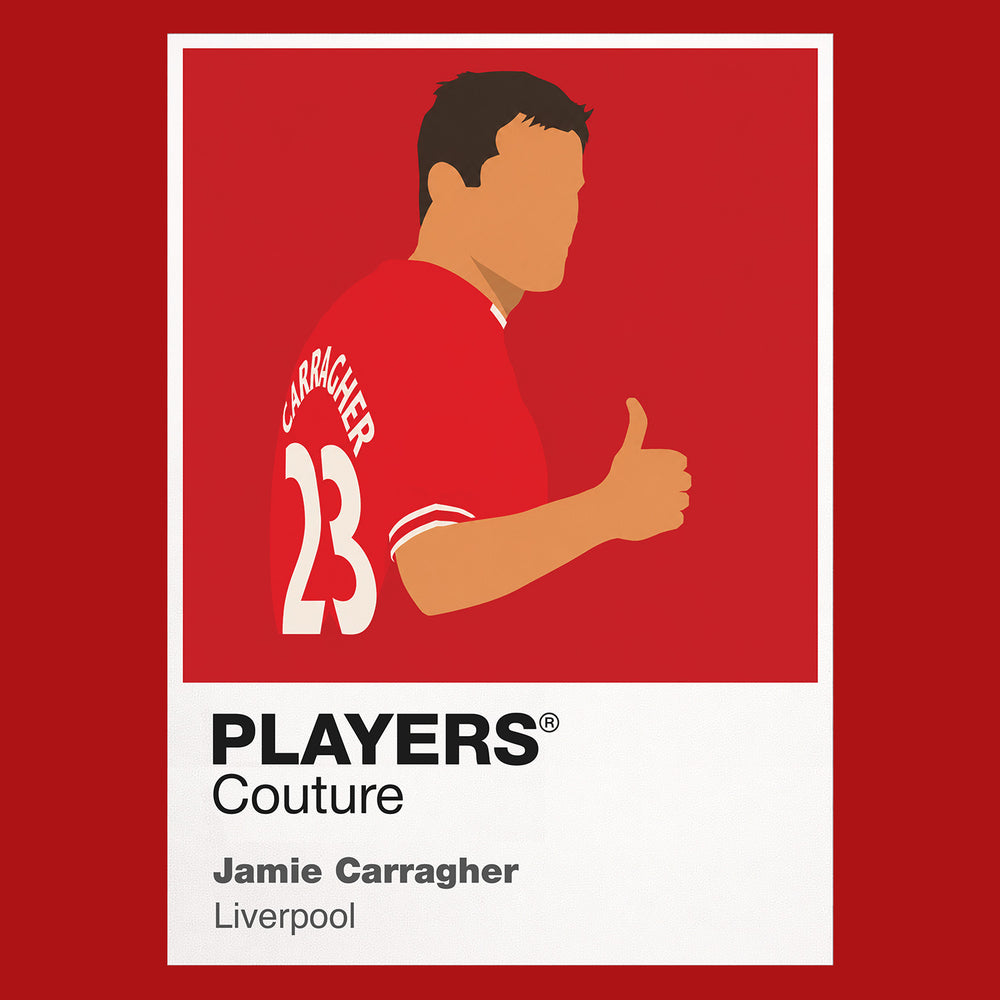 Jamie Carragher Liverpool Icon Frame — Red