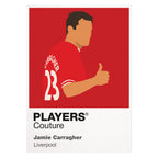 Jamie Carragher Liverpool Icon Frame — White