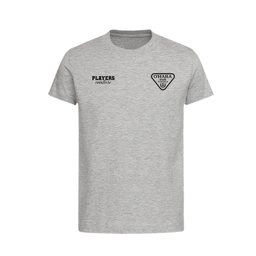 Jamie O'Hara Logo Players Couture Kids T-Shirt Gray