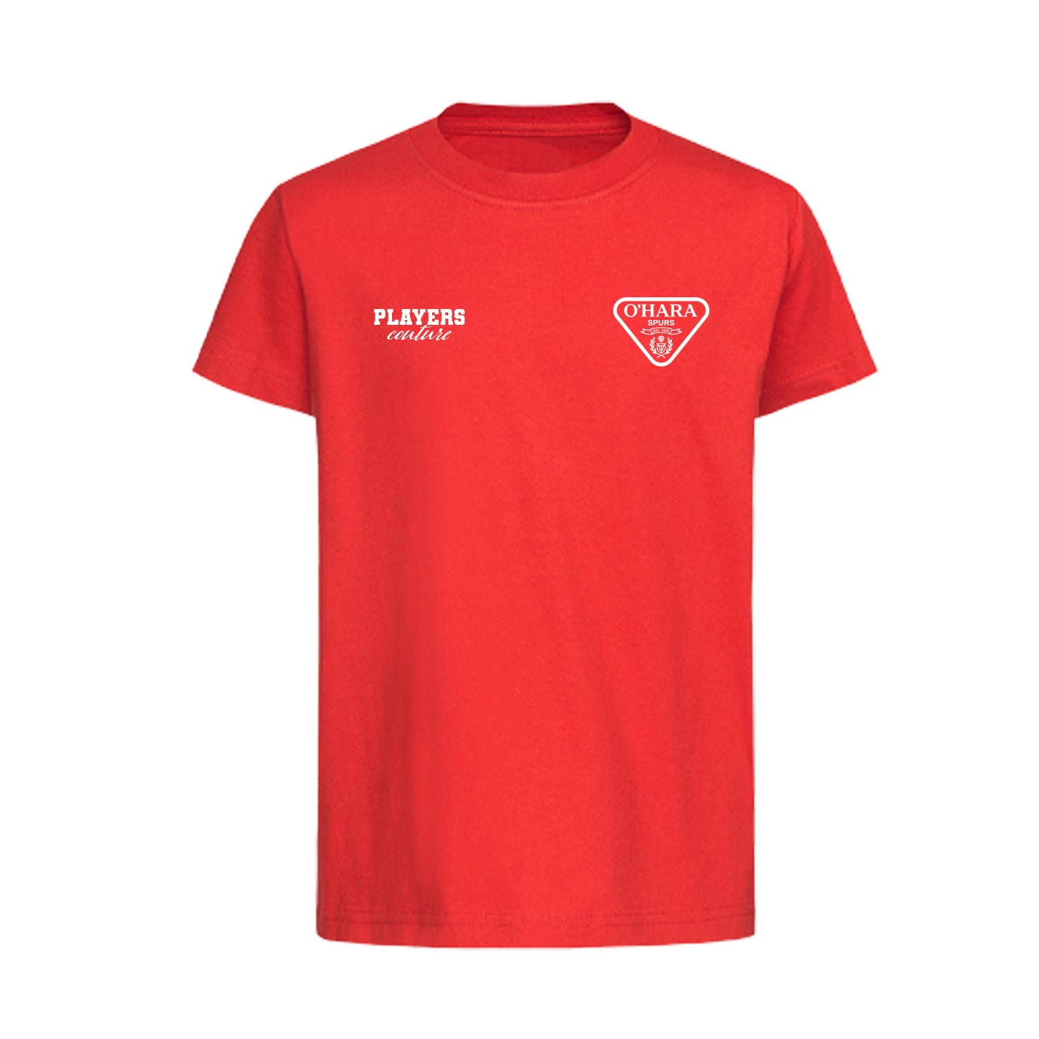 Jamie O'Hara Logo Players Couture Kids T-Shirt Red