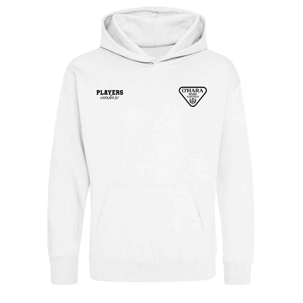 Jamie O'Hara Logo Players Couture Kids Hoodie White