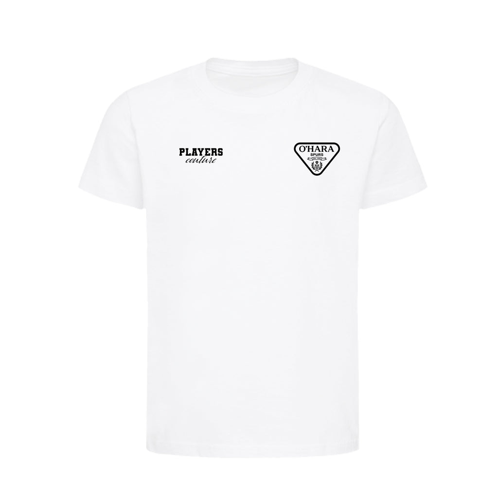 Jamie O'Hara Logo Players Couture Kids T-Shirt White
