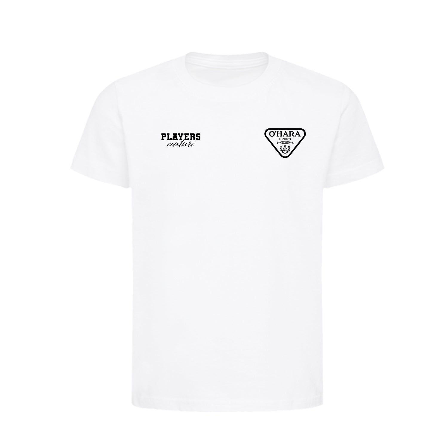 Jamie O'Hara Logo Players Couture Kids T-Shirt White