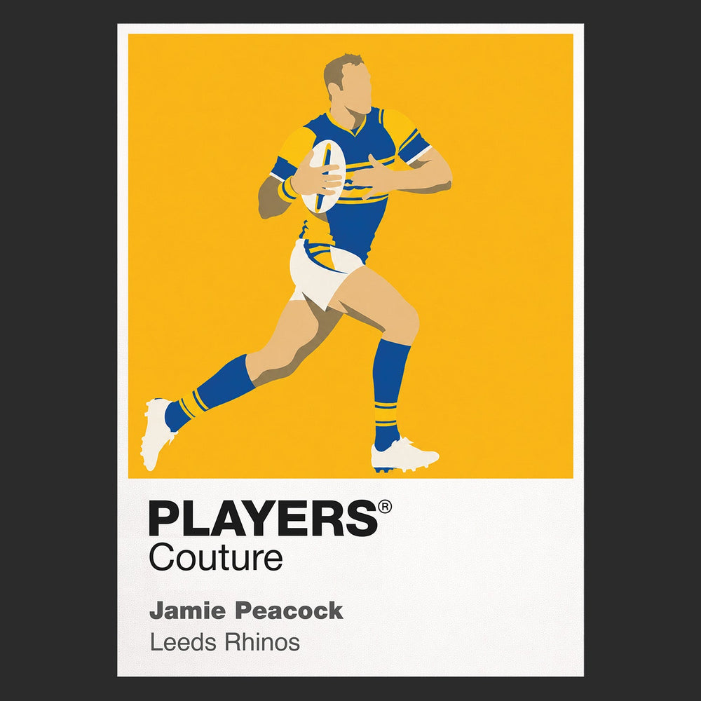 Jamie Peacock Leeds Rhinos rugby league hoodie black