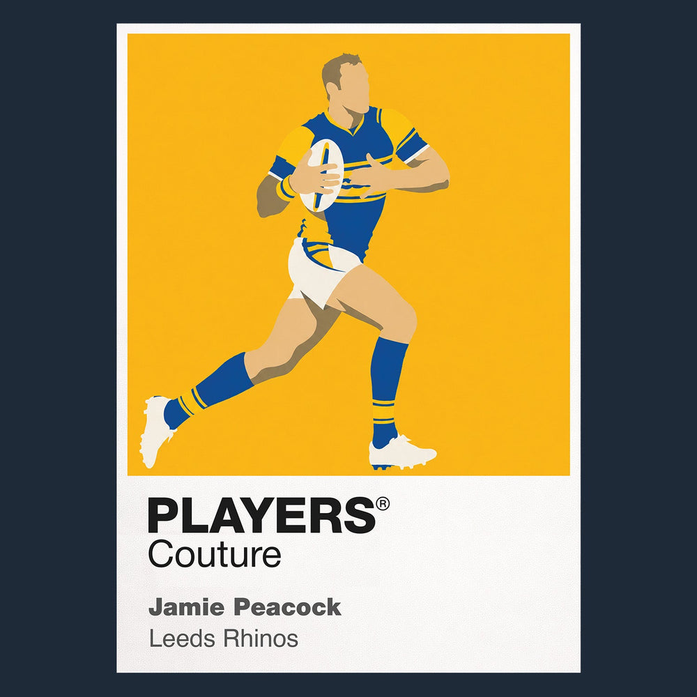 Jamie Peacock Leeds Rhinos rugby league hoodie navy