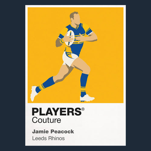 Jamie Peacock Leeds Rhinos rugby league hoodie navy