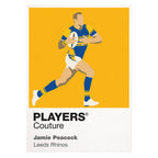 Jamie Peacock Leeds Rhinos rugby league hoodie white