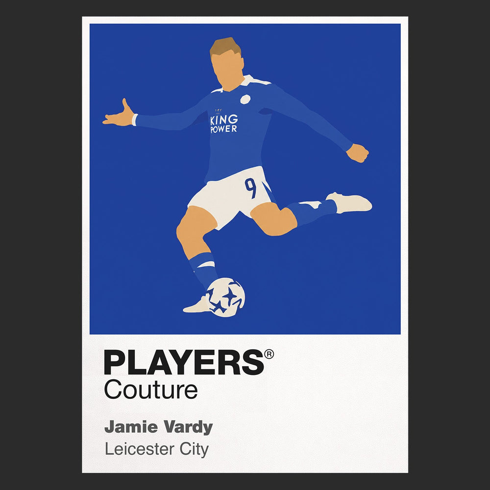 Jamie Vardy 2 Leicester City Men's T-Shirt - Black