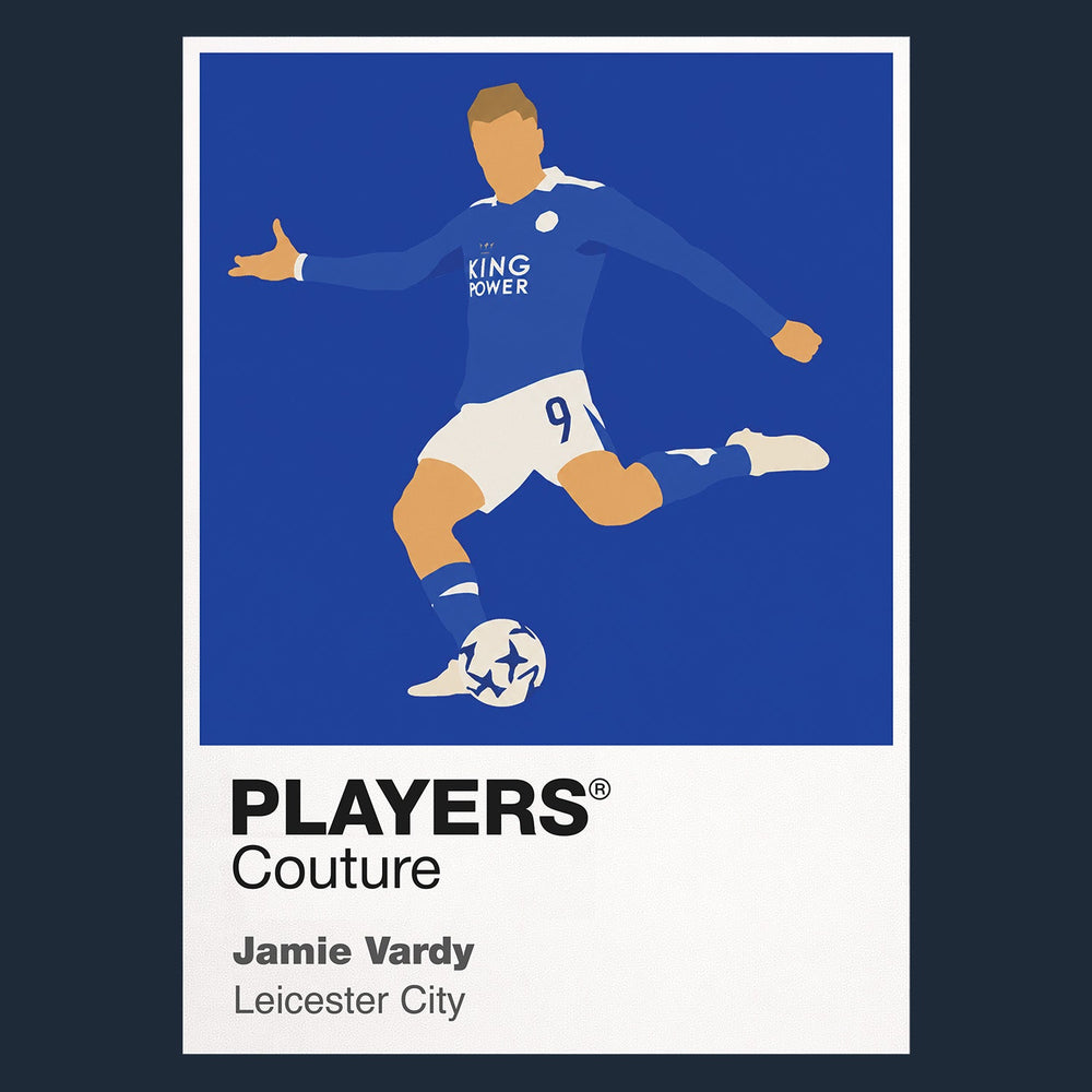 Jamie Vardy 2 Leicester City Men's T-Shirt - Navy