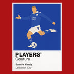 Jamie Vardy 2 Leicester City Men's T-Shirt - Red