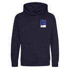 Jamie Vardy Leicester City Icon Frame Kids Hoodie — Navy
