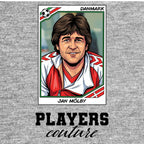 Jan Molby World Cup Sticker Kids Hoodie – jan molby grey Players Couture design