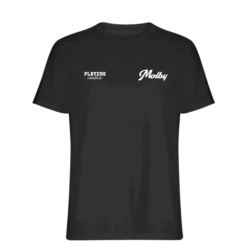 Jan Molby Logo Players Couture Mens T-Shirt Black