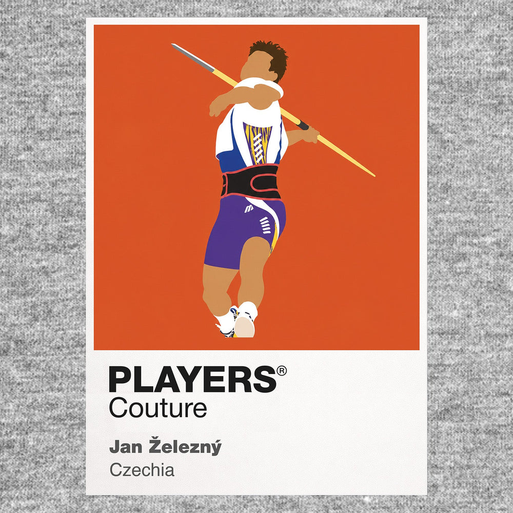 Jan Zelezny Olympics Icon Frame Men's Hoodie