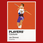 Jan Zelezny Olympics Icon Frame Men's Hoodie