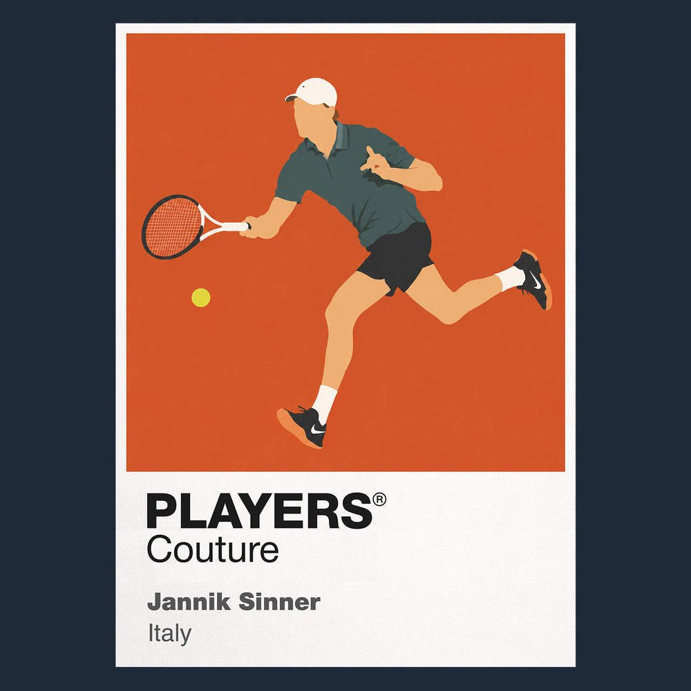 Jannik Sinner Tennis Icon Frame Men's Hoodie