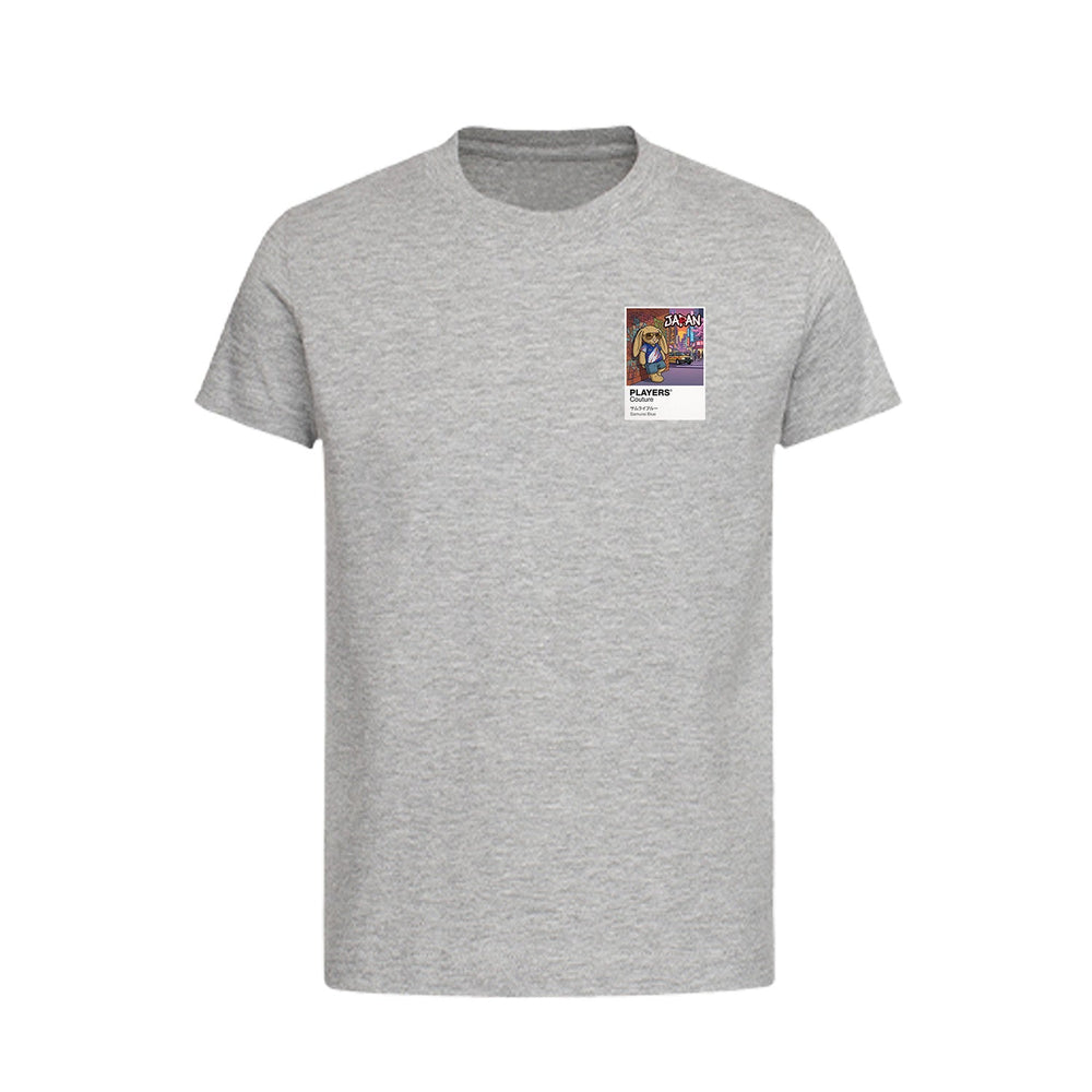 Japan Football Cool Bunny Kids T-Shirt – Japan football cool bunny kids t-shirt in Gray – Players Couture
