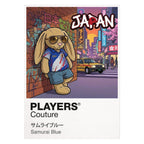 Japan Football Cool Bunny Men's T-Shirt – Japan football cool bunny framed artwork detail – Players Couture