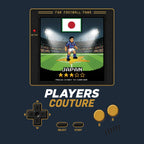 Japan World Cup 8-Bit Kids Hoodie retro gaming football design by Players Couture