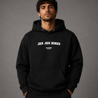 jar-jar-binks name-print hoodie - black