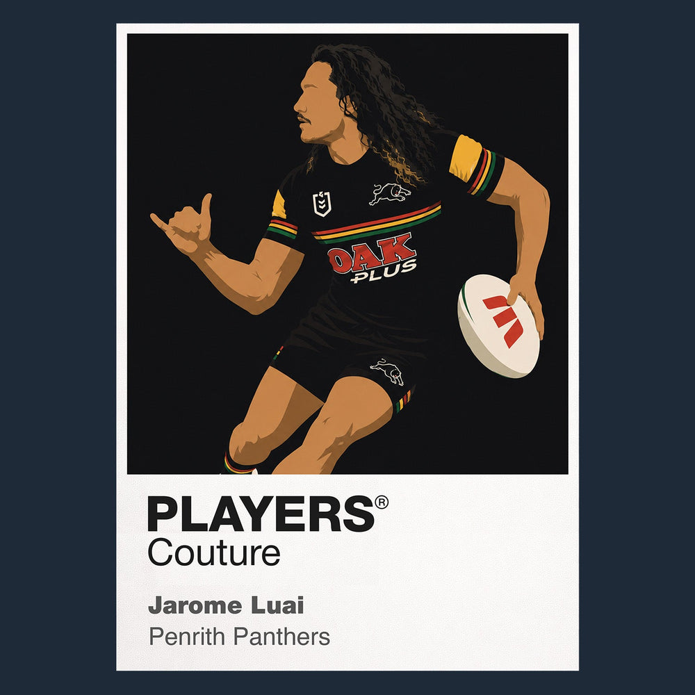 Jarome Luai Penrith Panthers rugby league T-shirt navy