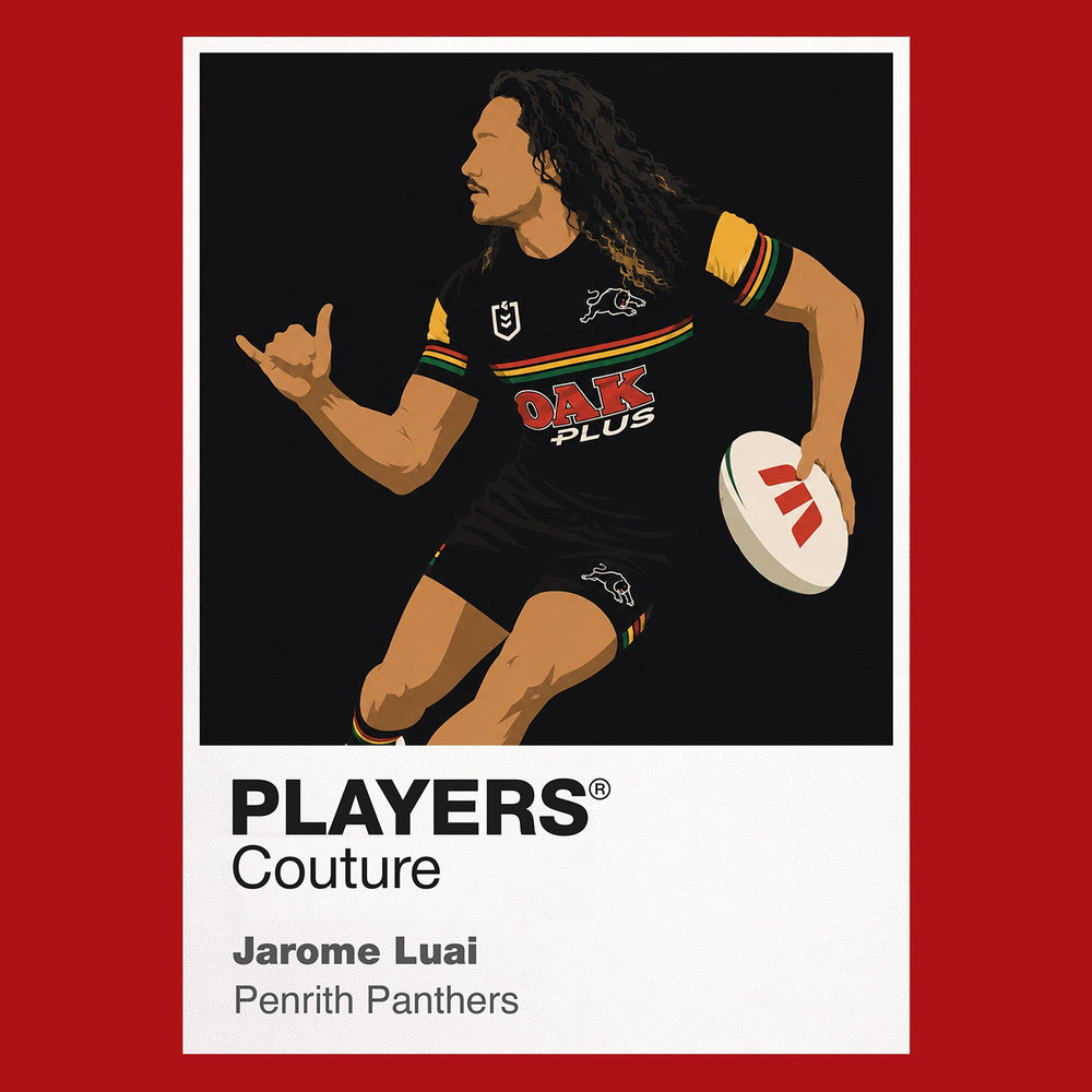 Jarome Luai Penrith Panthers rugby league hoodie red