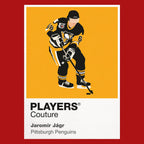 Jaromír Jágr Penguins Ice Hockey Icon Frame Men's T-Shirt – image 10