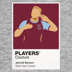 Jarrod Bowen West Ham United Icon Frame — Gray